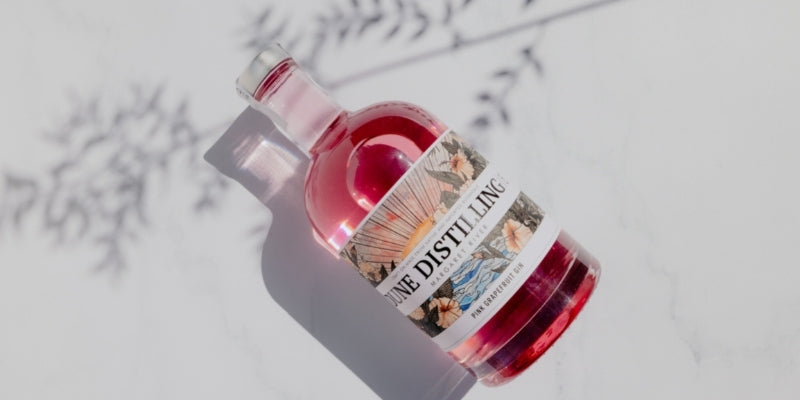 Dune Distilling Co Pink Grapefruit Gin crafted in Wilyabrup, Margaret River in the south west region of Western Australia