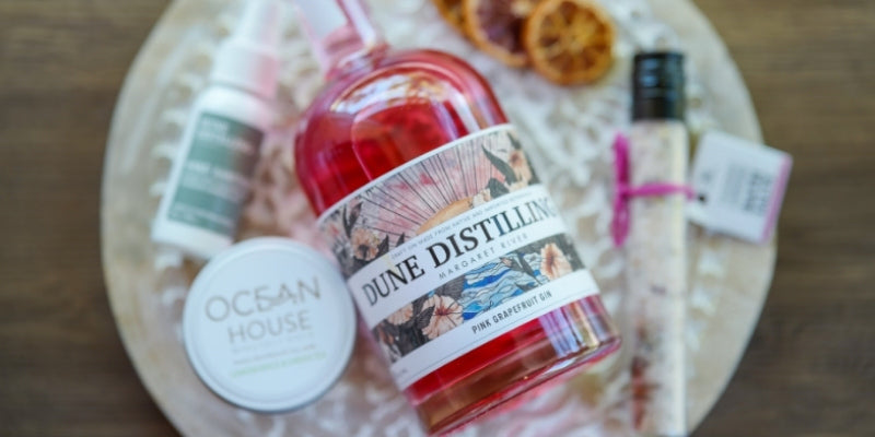 Dune Distilling Co Western Austalian Pink Grapefruit Gin gift hamper