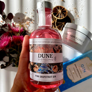 Dune Distilling Co Pink Grapefruit Gin Valentines Day Gift Hamper Box