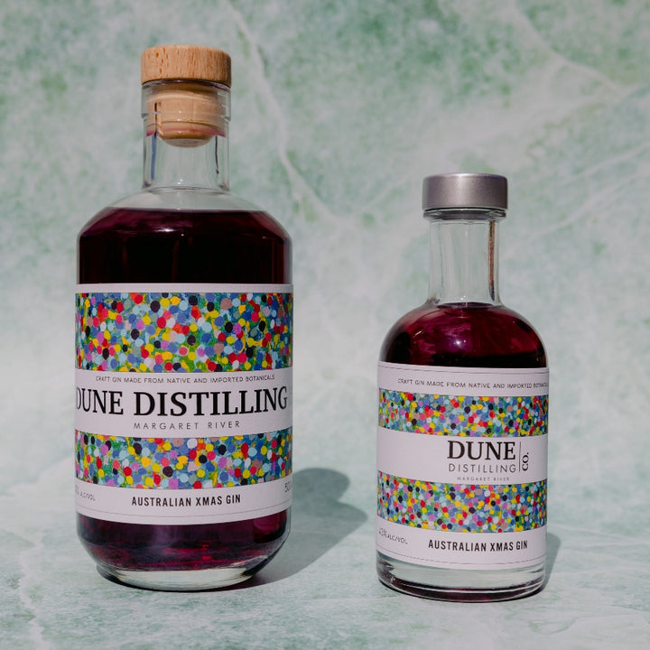 Dune Distilling Co Australian Xmas Gin crafted in Margaret River Western Australia. The perfect Christmas Gin